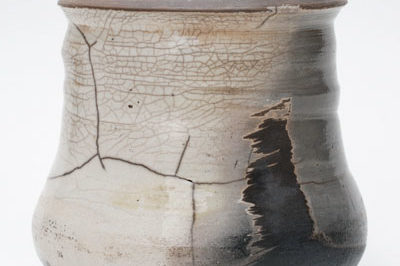 Ausstellungsfoto Raku Raku Keramik-Topf