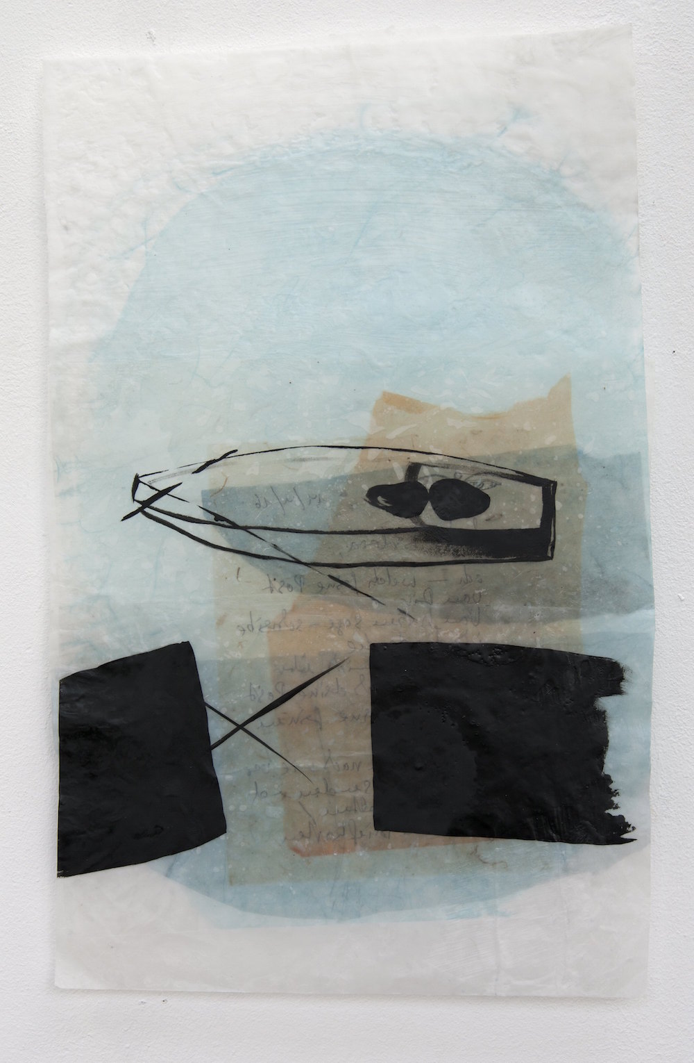 Barabara Ehrmann: Totenschiff 48 x 32 cm