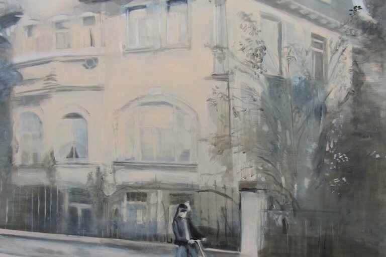 Das Haus (2021), Acryl auf MDF 120 x 100 cm kl Lena Reuter - Das Haus (2021), Acryl auf MDF 120 x 100 cm