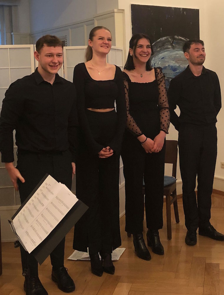 Quartett des Hohner Konservatoriums - Applaus