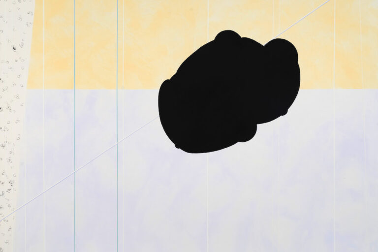 Alexander Horn - Listen to the Voice of Buddha - Tohuwabohu IV, 2024, Acryl/Leinwand, 150 x 190 cm. Foto (Dorothea Burkhardt)