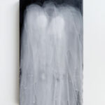 AINO - Guardian (Michael), Wachs, Pigment auf Holzbasis, 24 x 42 x 3.5 cm, 2026