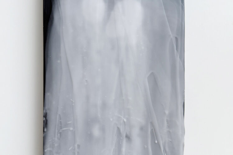 AINO - Guardian (Michael), Wachs, Pigment auf Holzbasis, 24 x 42 x 3.5 cm, 2026